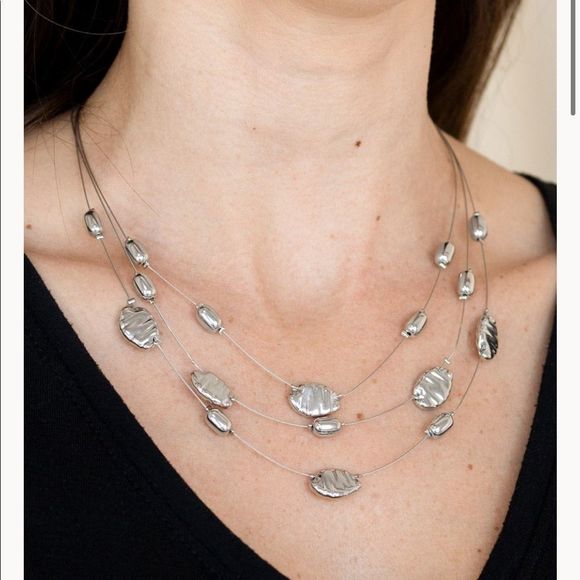 Zen Silver Necklace - Picture 2 of 4